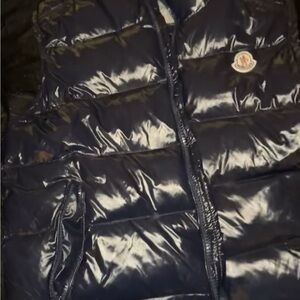 Moncler Glossy Black Puffer Vest